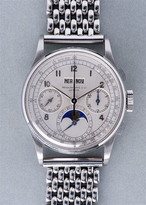 patek philippe stainless steel vintage|Patek Philippe 1518 price.